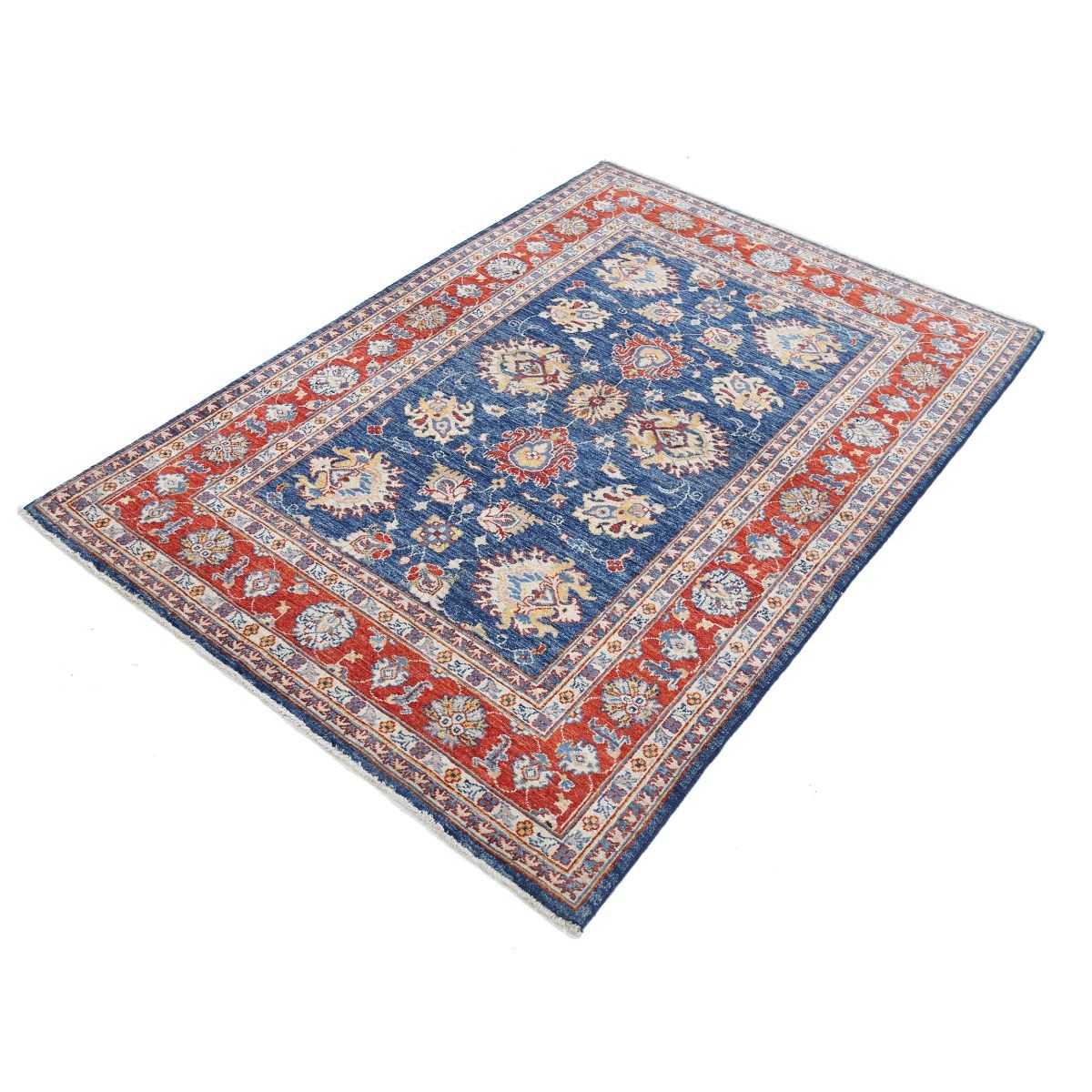 Ziegler 4x6 Handmade Double Knotted Washable Wool Rug - Colorful