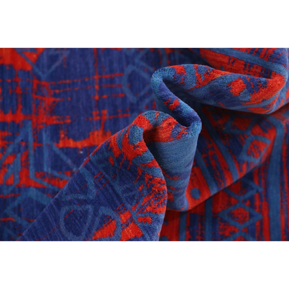 Dhanak 4x6 Powered-Loomed Washable Wool Rug - Colorful