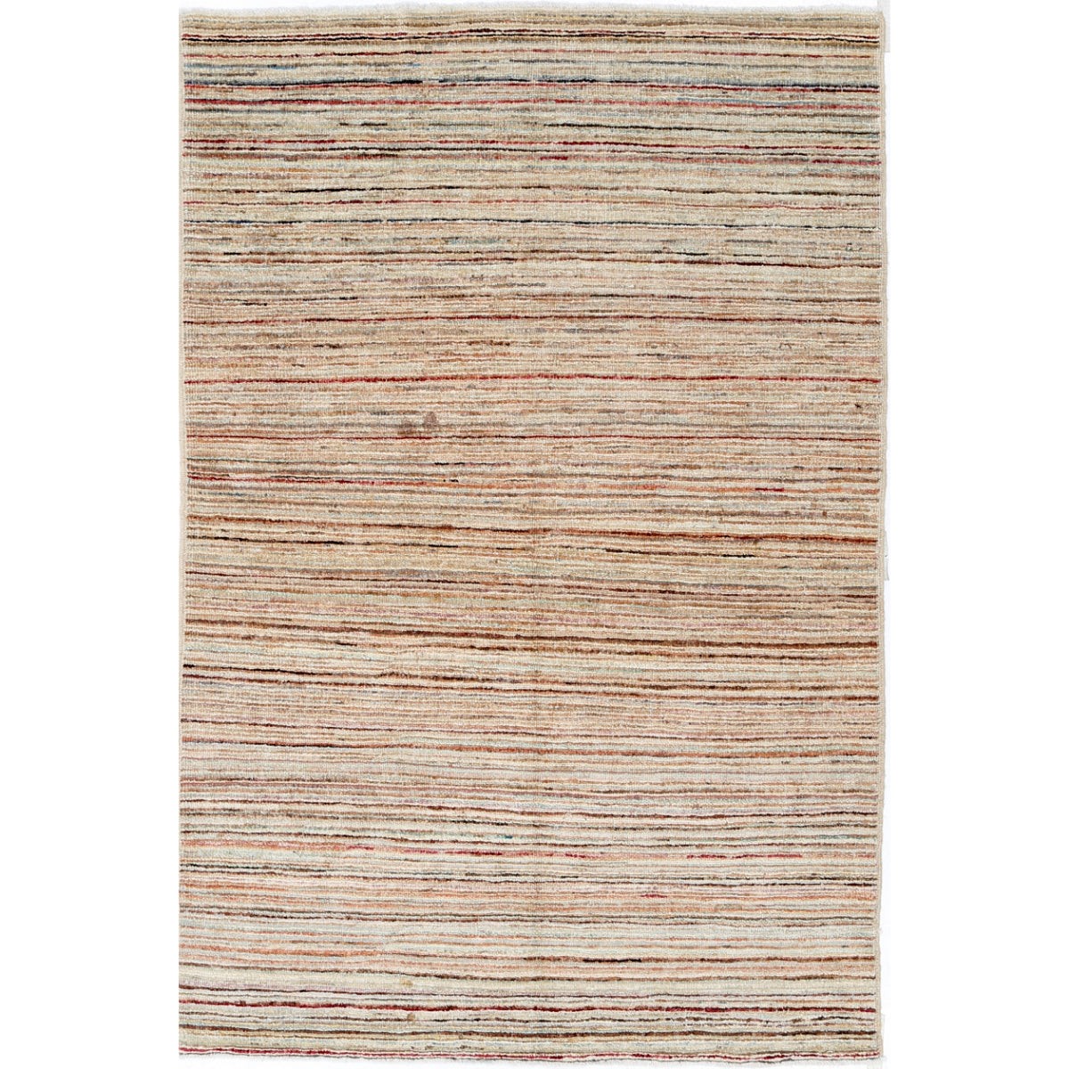 Modcar 4x6 Handmade Double Knotted Washable Wool Rug - Colorful
