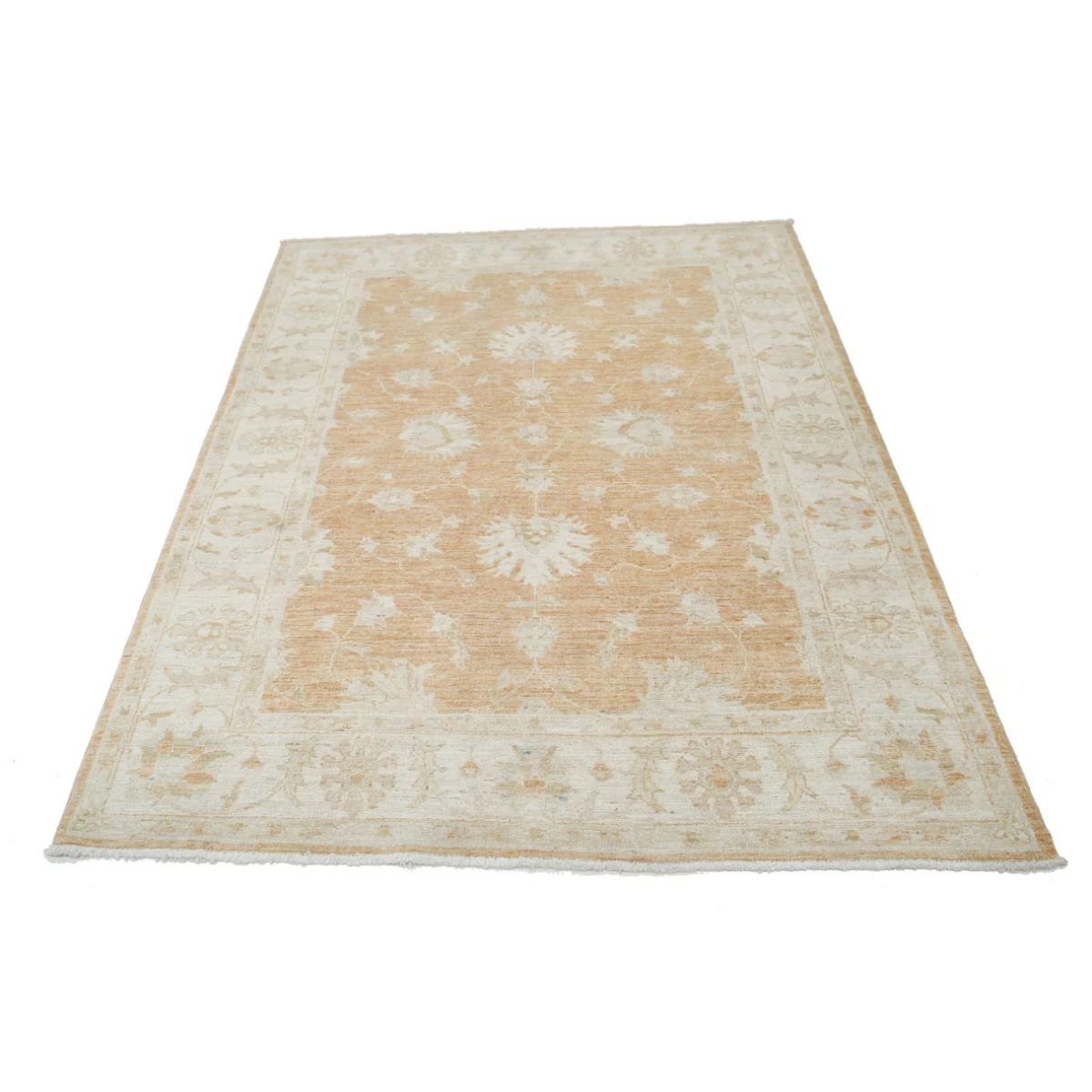 Serenity 5x6 Handmade Double Knotted Washable Wool Rug - Soft Hues
