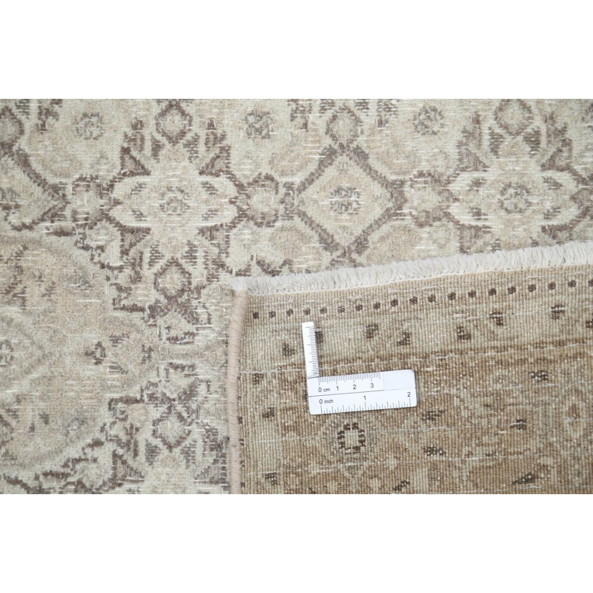 Vintage 2x7 Handmade Double Knotted Washable Wool Runner - Soft Hues
