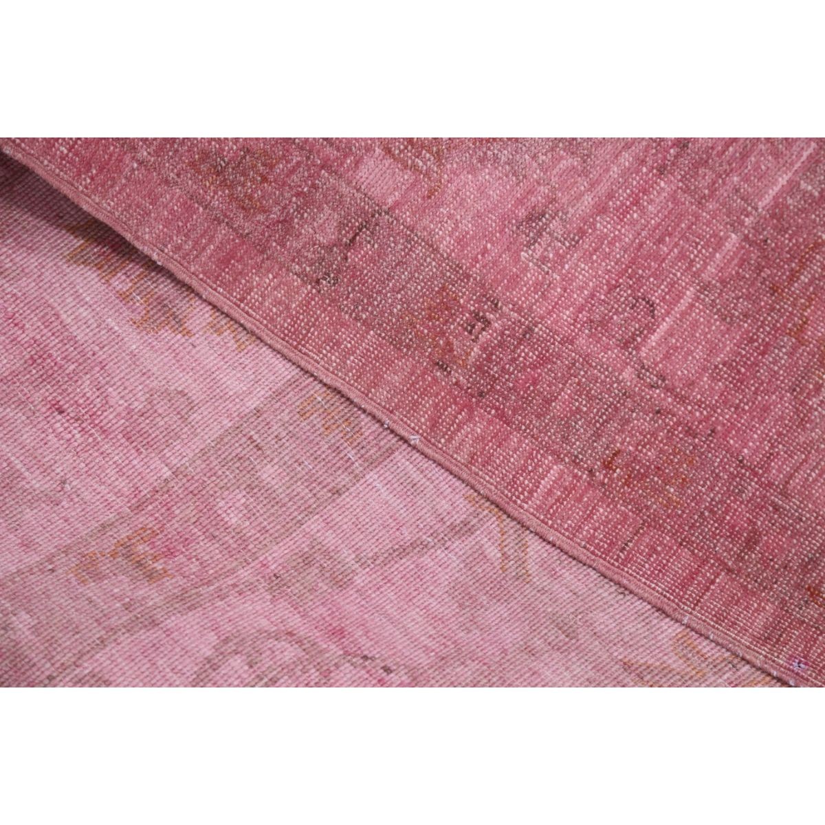 Overdye 7x10 Handmade Double Knotted Washable Wool Rug - Monochormatic