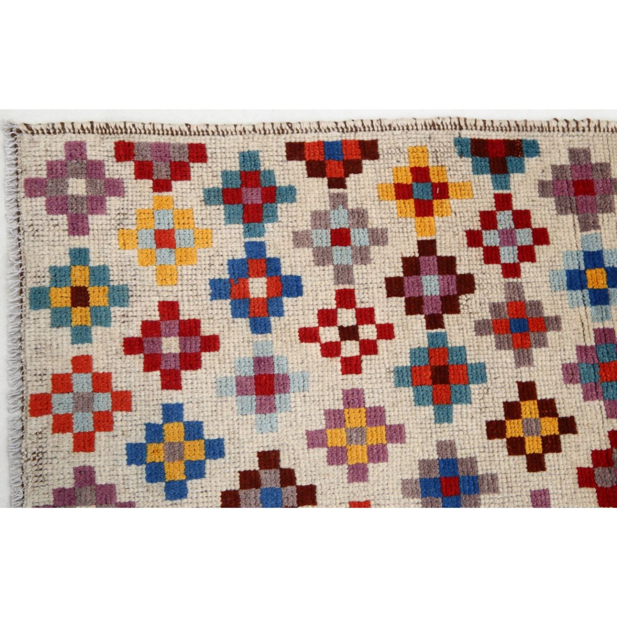 Revival 3x5 Handmade Double Knotted Washable Wool Rug - Colorful