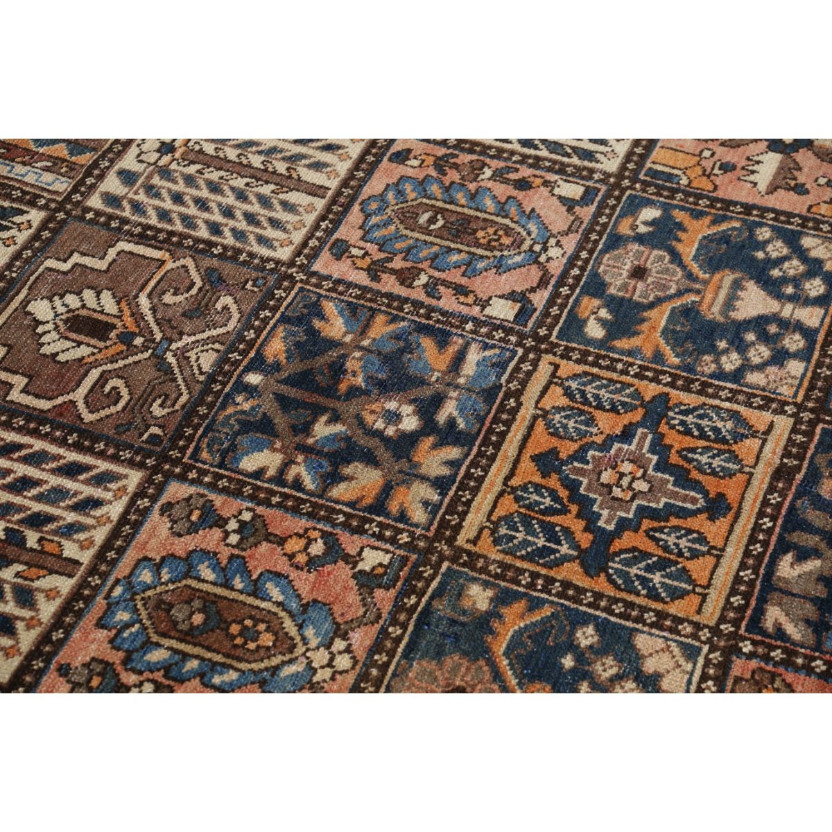 Vintage 10x12 Handmade Double Knotted Washable Wool Rug - Soft Hues