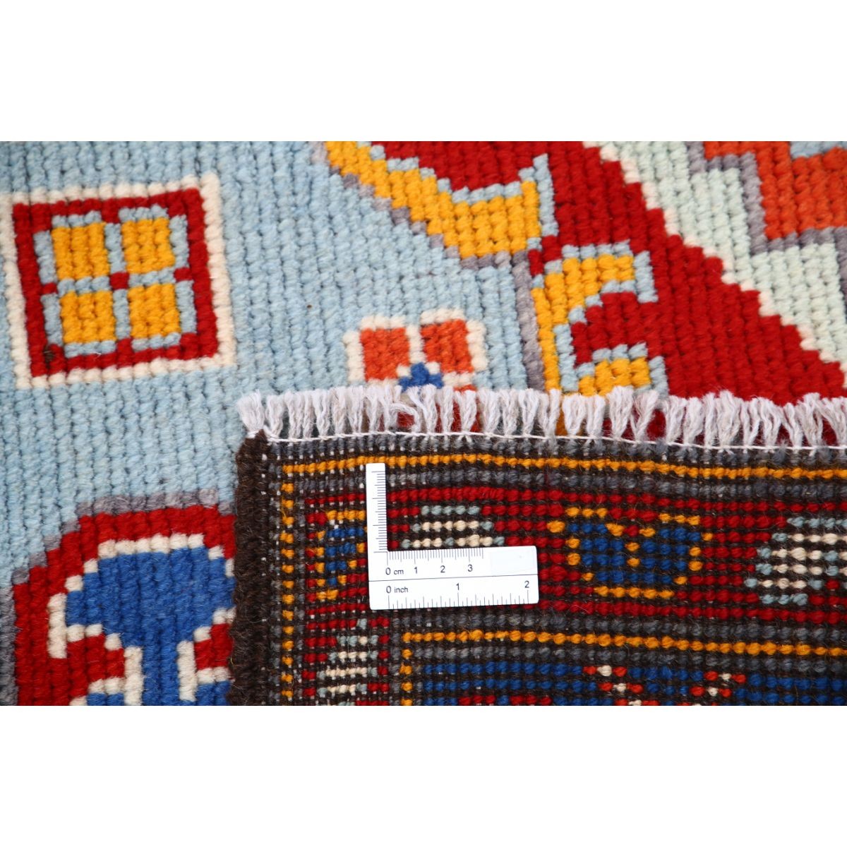 Revival 5x8 Handmade Double Knotted Washable Wool Rug - Colorful