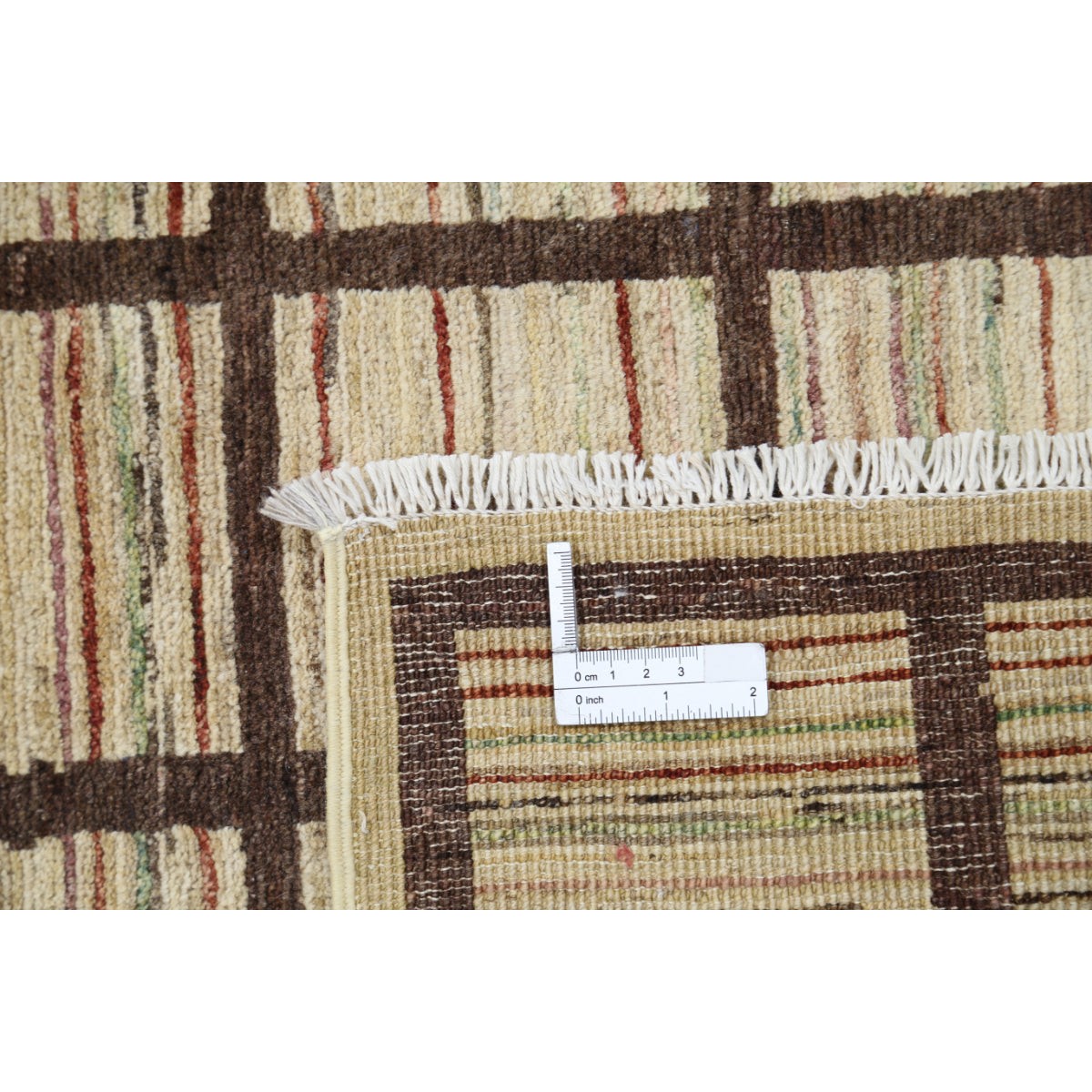 Modcar 8x10 Handmade Double Knotted Washable Wool Rug - Colorful