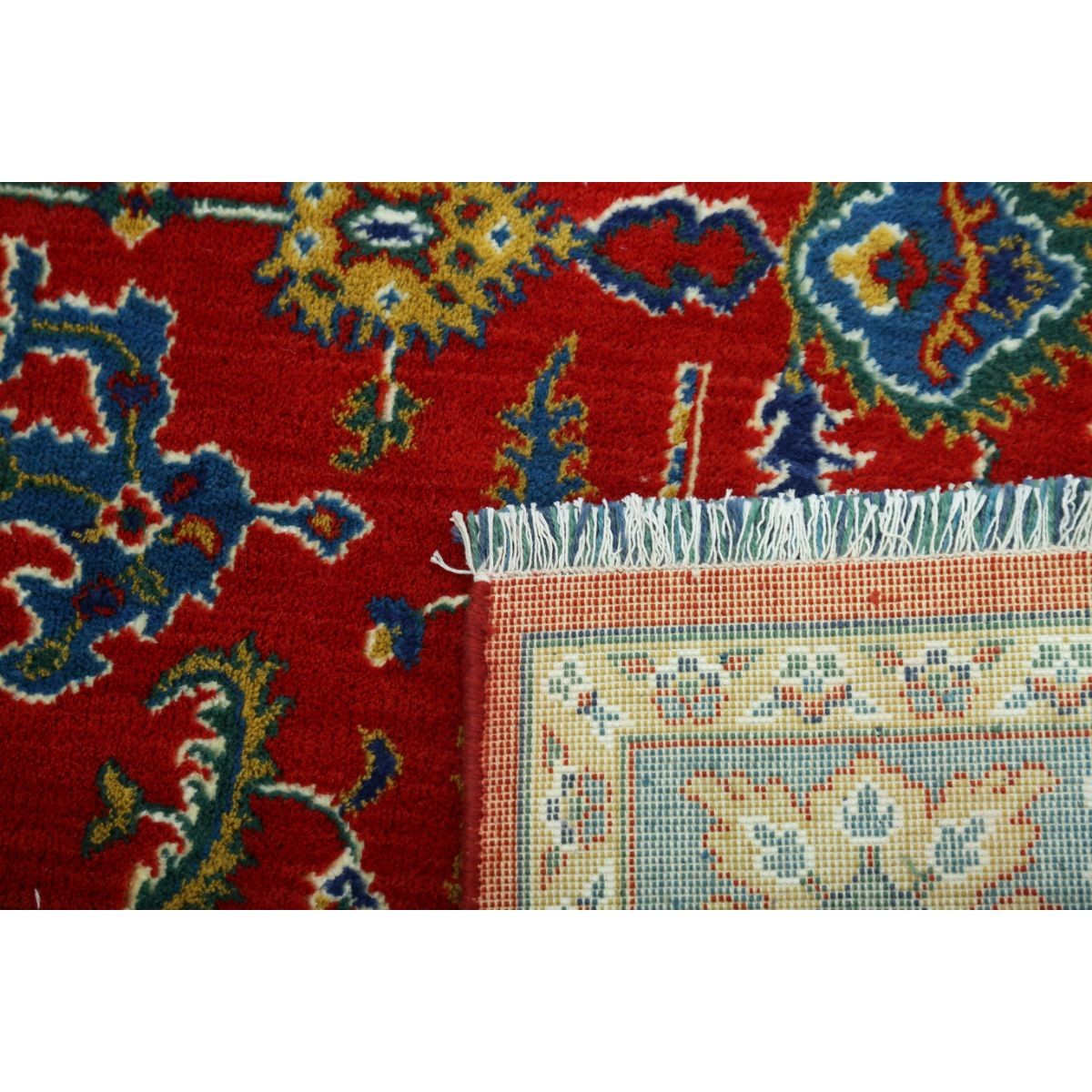 Gulshan-3'10" 4x6 Machine-Made Washable Wool Rug - Colorful