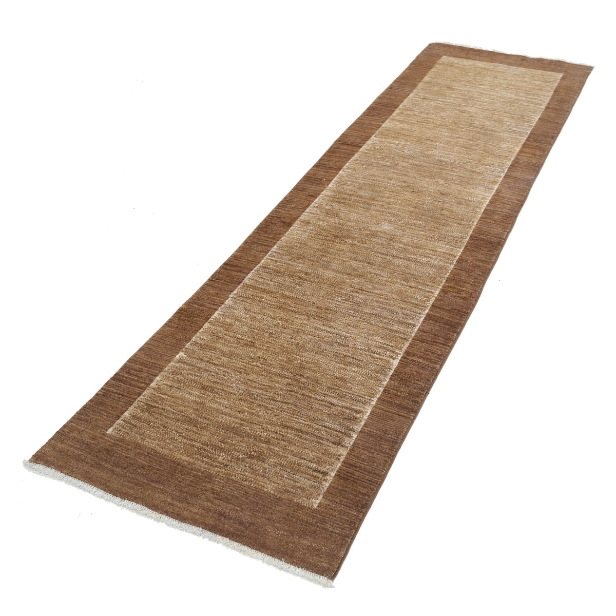 Modcar 3x9 Handmade Double Knotted Washable Wool Runner - Colorful