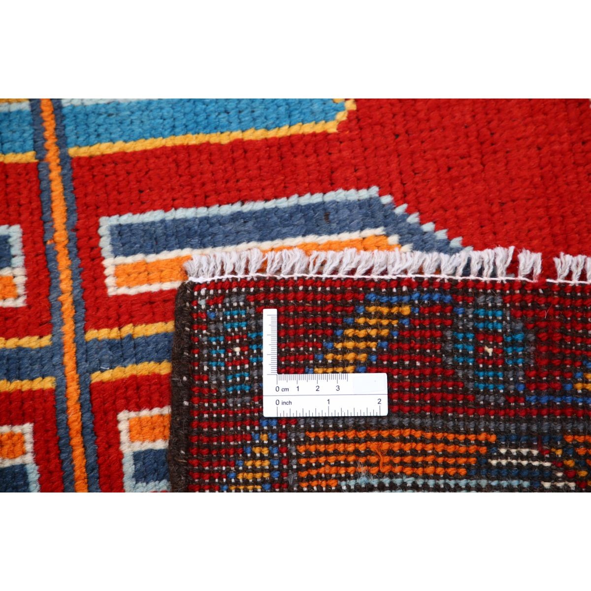 Revival 6x8 Handmade Double Knotted Washable Wool Rug - Colorful