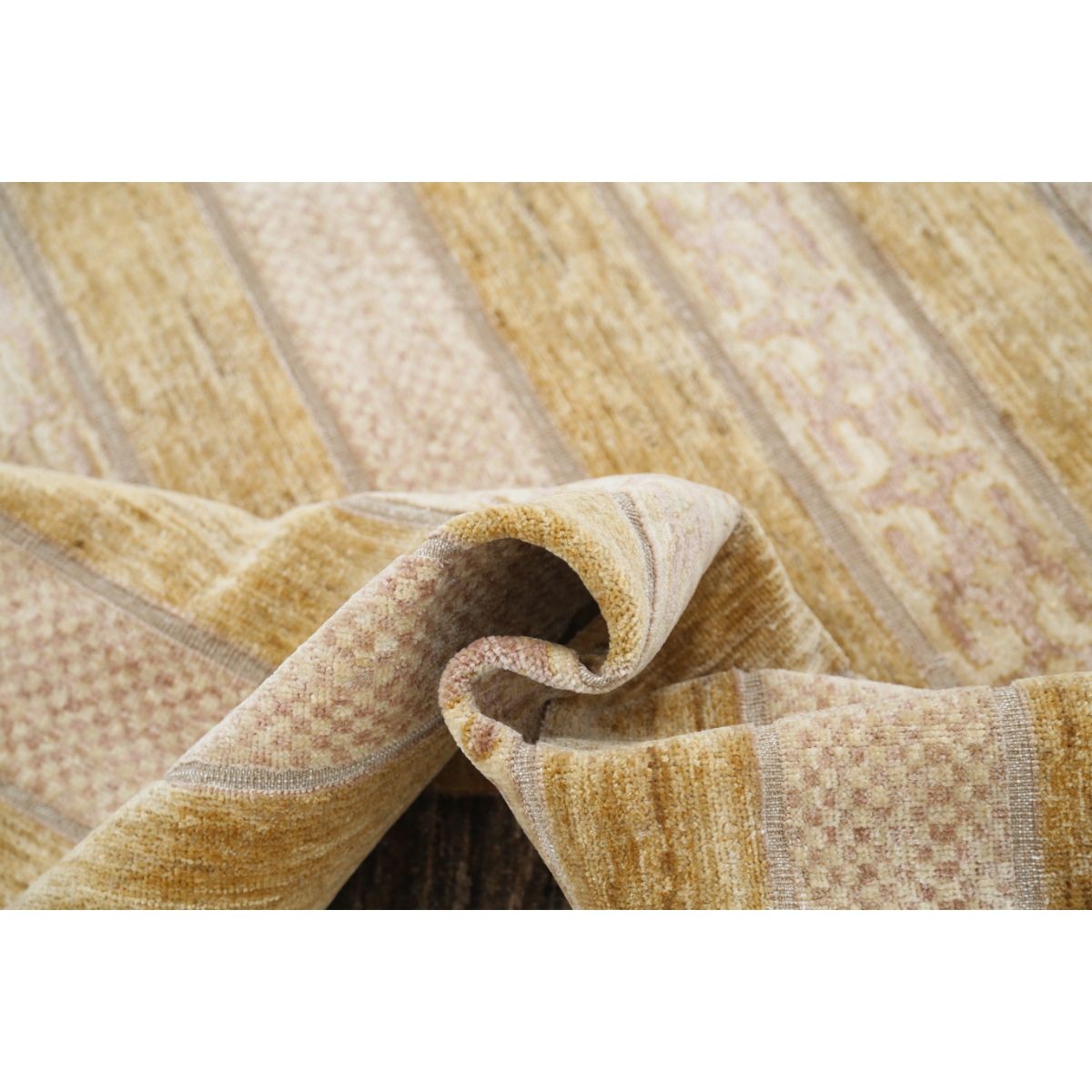 Modcar 5x6 Handmade Double Knotted Washable Wool Rug - Colorful