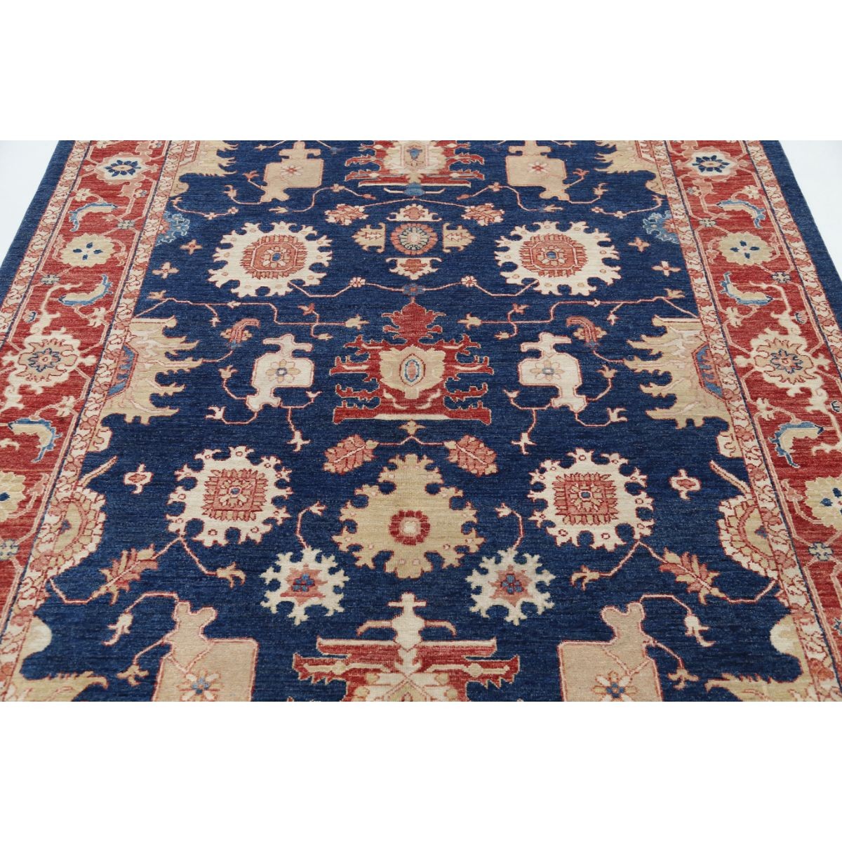 Ziegler 6x9 Hand-Knotted Washable Wool Rug - Colorful
