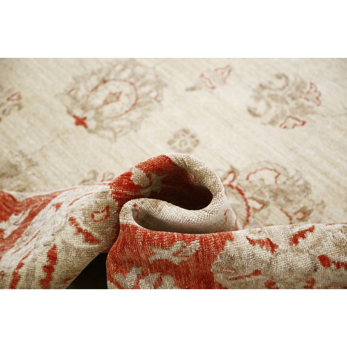 Ziegler 8x11 Handmade Double Knotted Washable Wool Rug - Colorful
