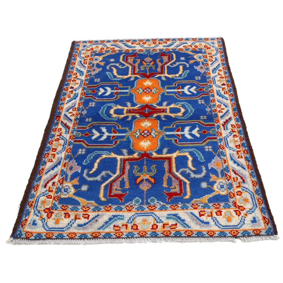 Revival 3x5 Handmade Double Knotted Washable Wool Rug - Colorful