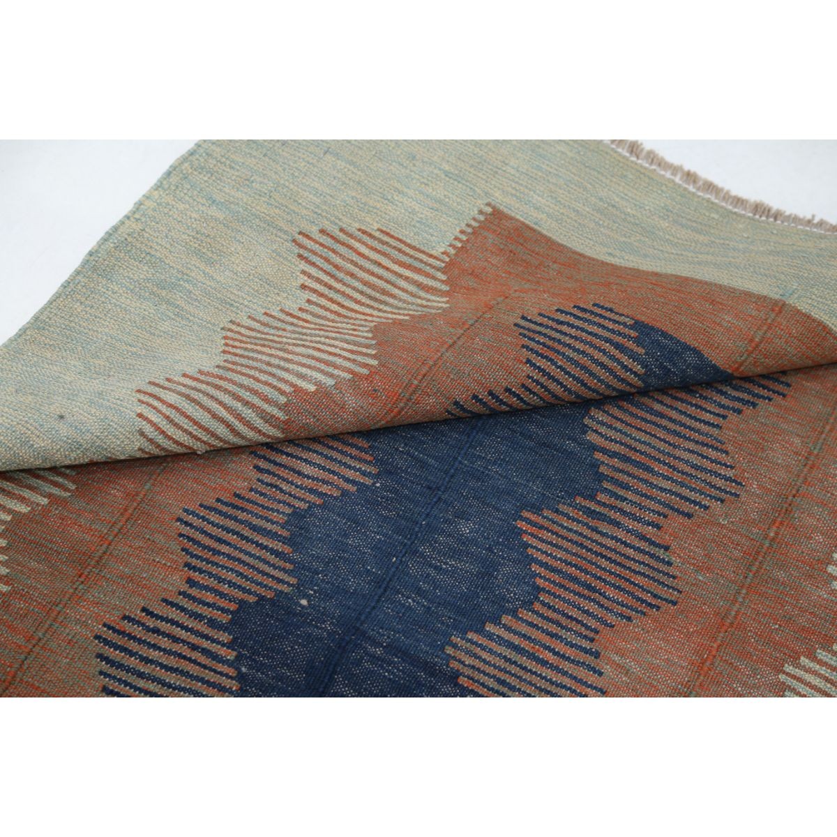 Kafkaas 3x4 Hand Woven Washable Wool Rug - Colorful