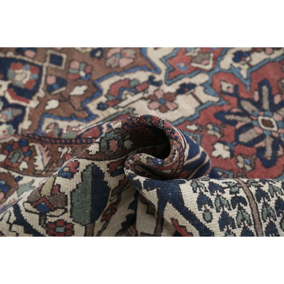 Vintage 11x17 Handmade Double Knotted Washable Wool Rug - Soft Hues