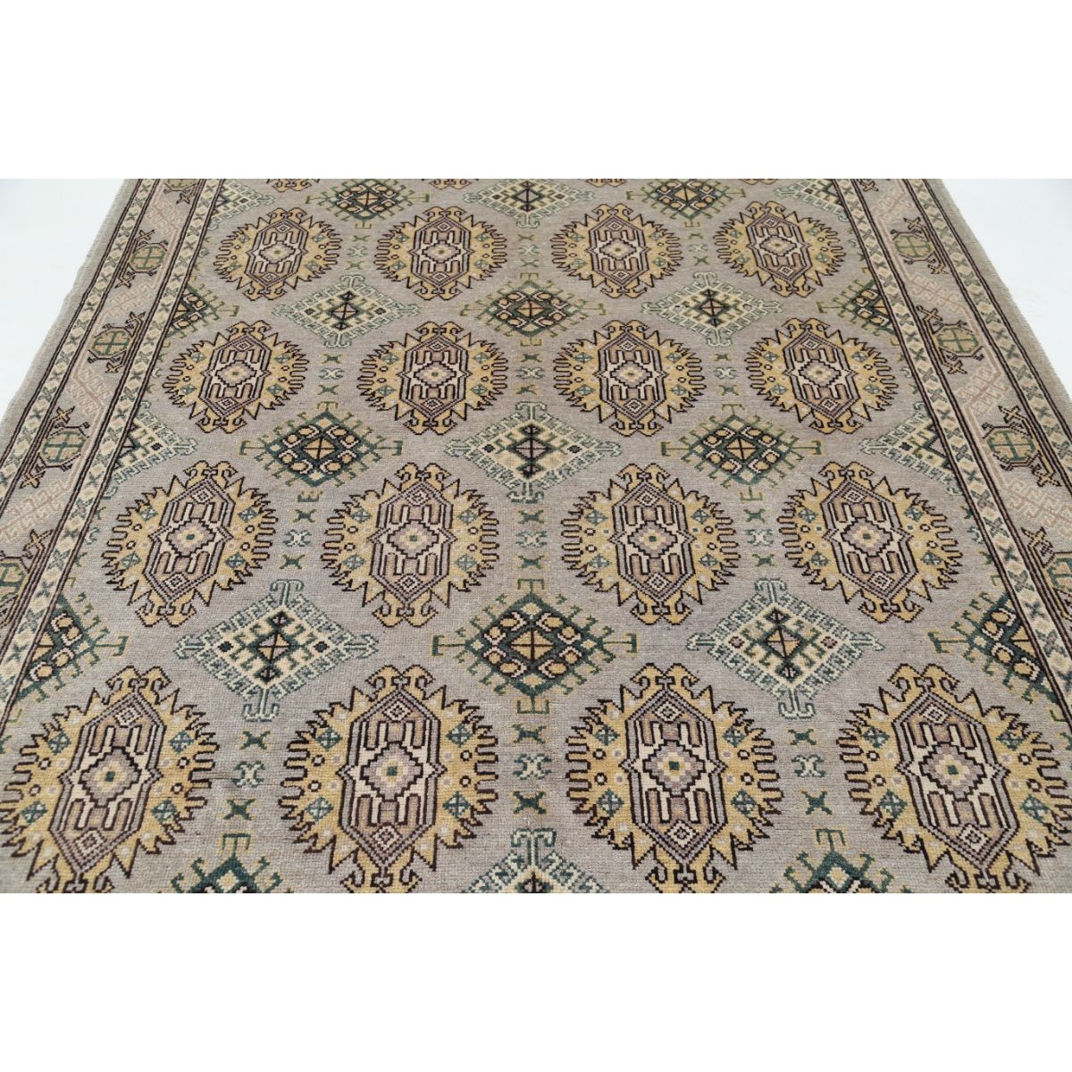 Revival 7x11 Handmade Double Knotted Washable Wool Rug - Colorful