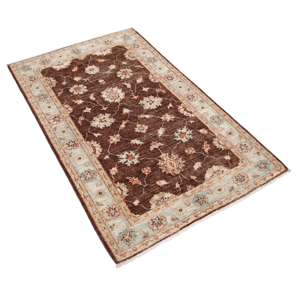 Ziegler 3x5 Handmade Double Knotted Washable Wool Rug - Colorful