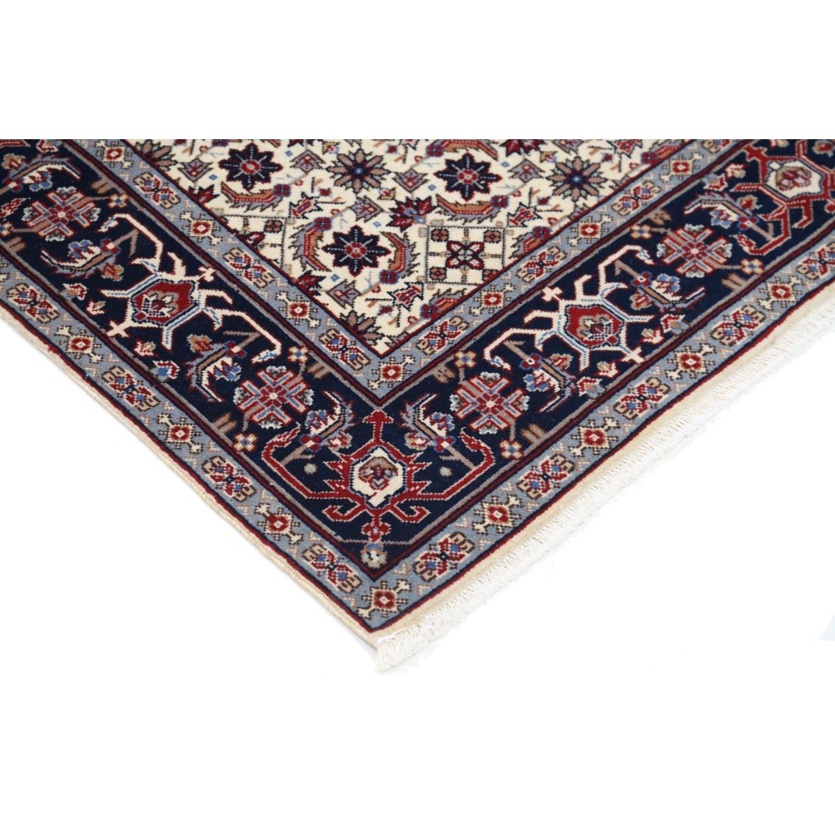 Heritage 4x6 Handmade Double Knotted Washable Wool Rug - Colorful