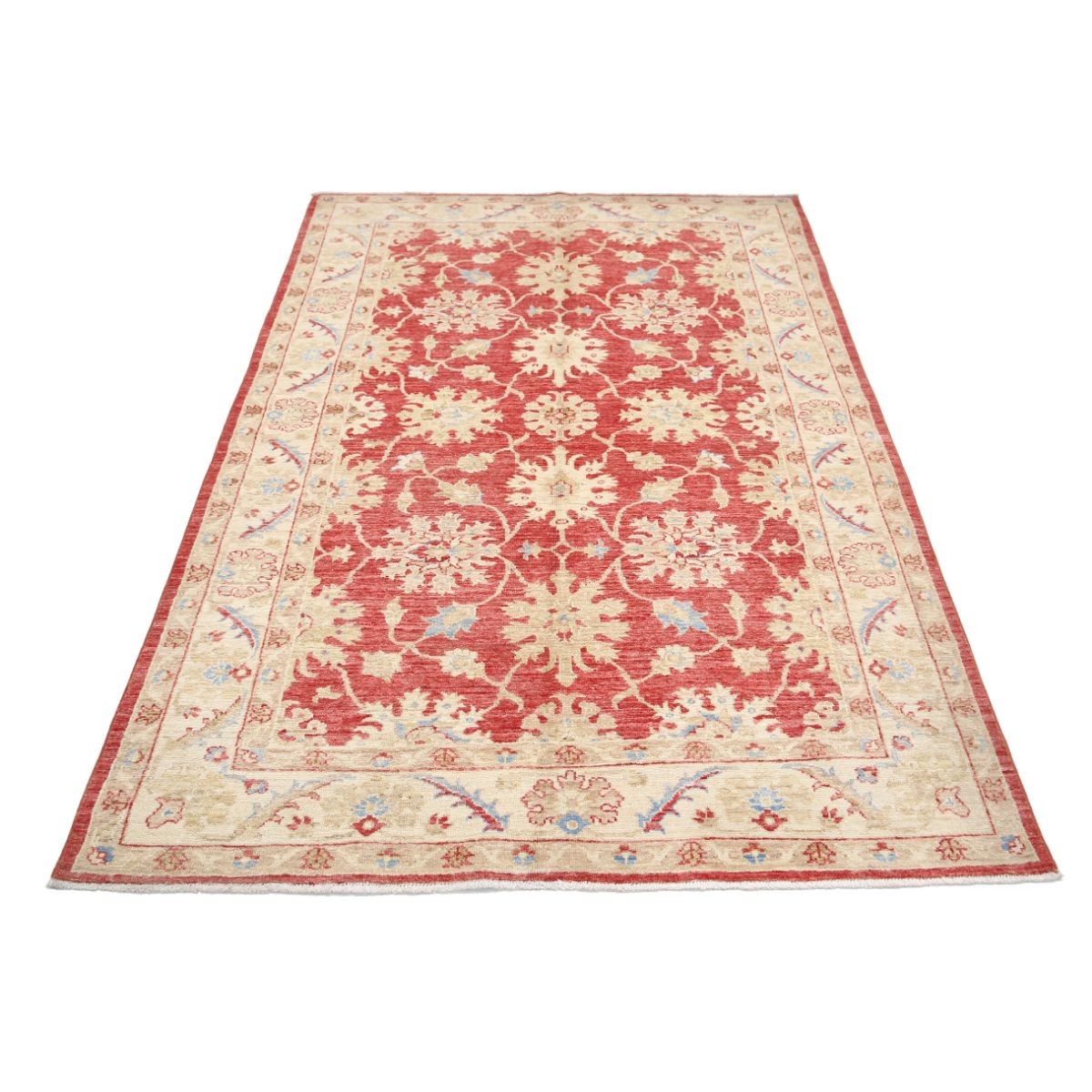 Ziegler 5x7 Handmade Double Knotted Washable Wool Rug - Colorful