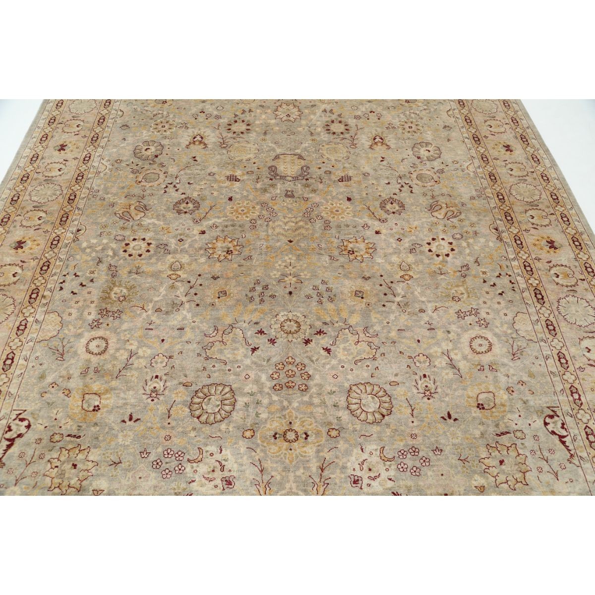 Heritage 8x10 Handmade Double Knotted Washable Wool Rug - Colorful
