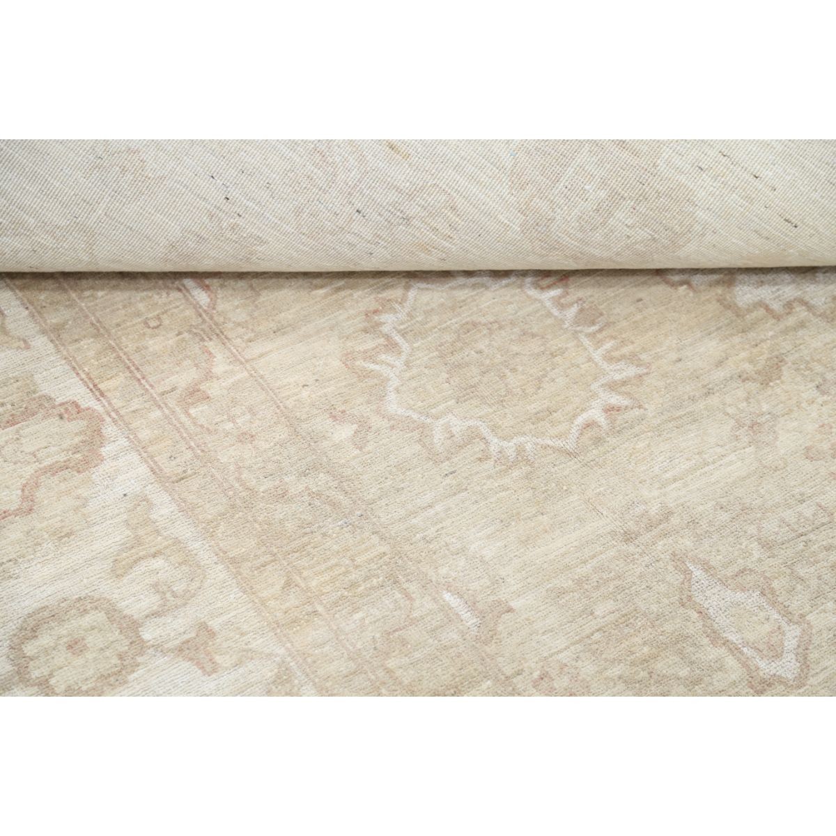 Serenity 9x12 Handmade Double Knotted Washable Wool Rug - Soft Hues