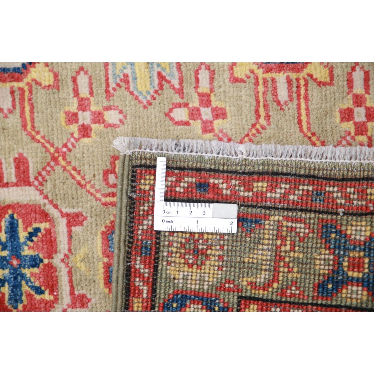 Revival 2x3 Handmade Double Knotted Washable Wool Rug - Colorful