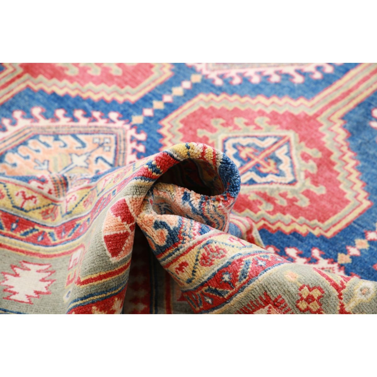 Revival 7x10 Handmade Double Knotted Washable Wool Rug - Colorful