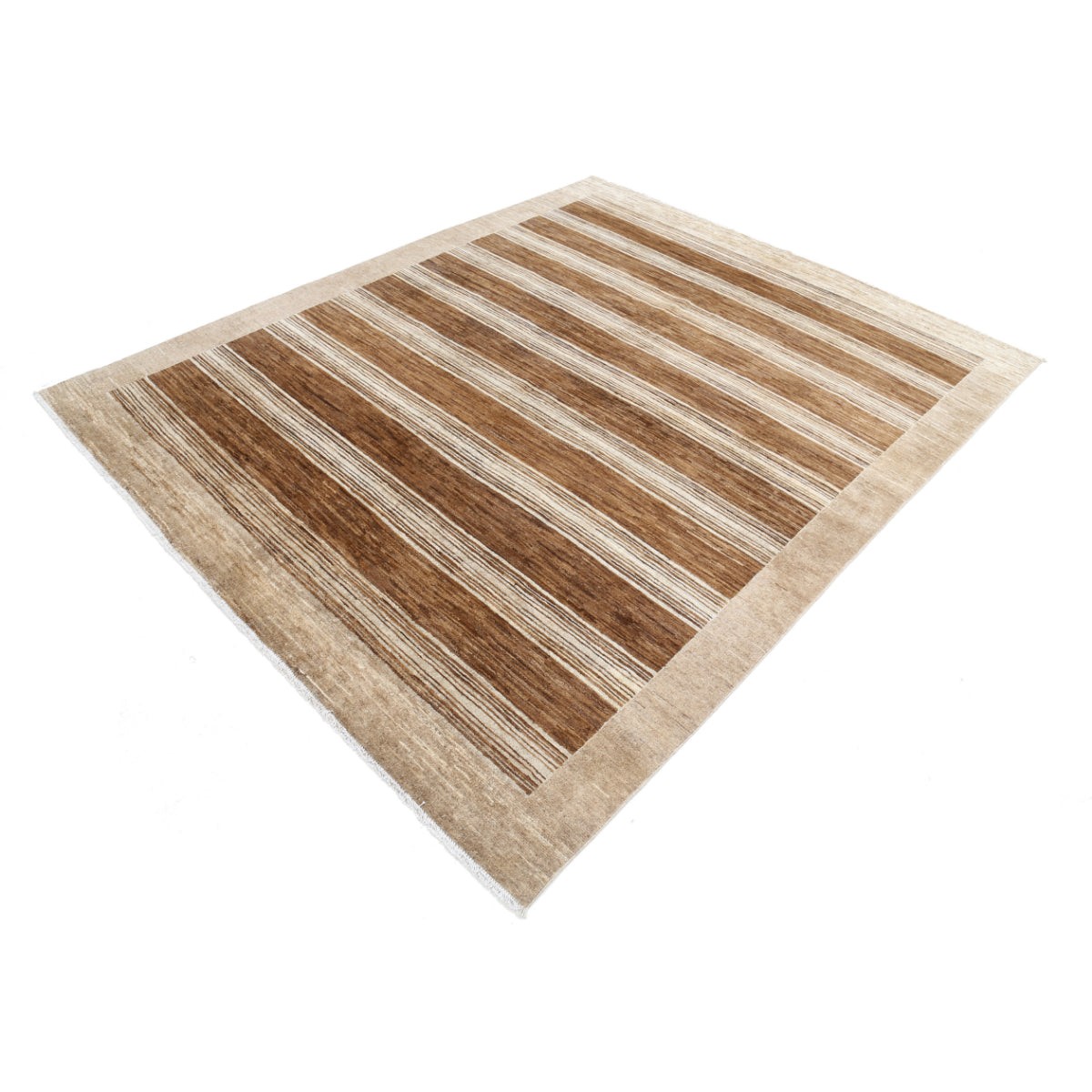 Modcar 7x8 Handmade Double Knotted Washable Wool Rug - Colorful