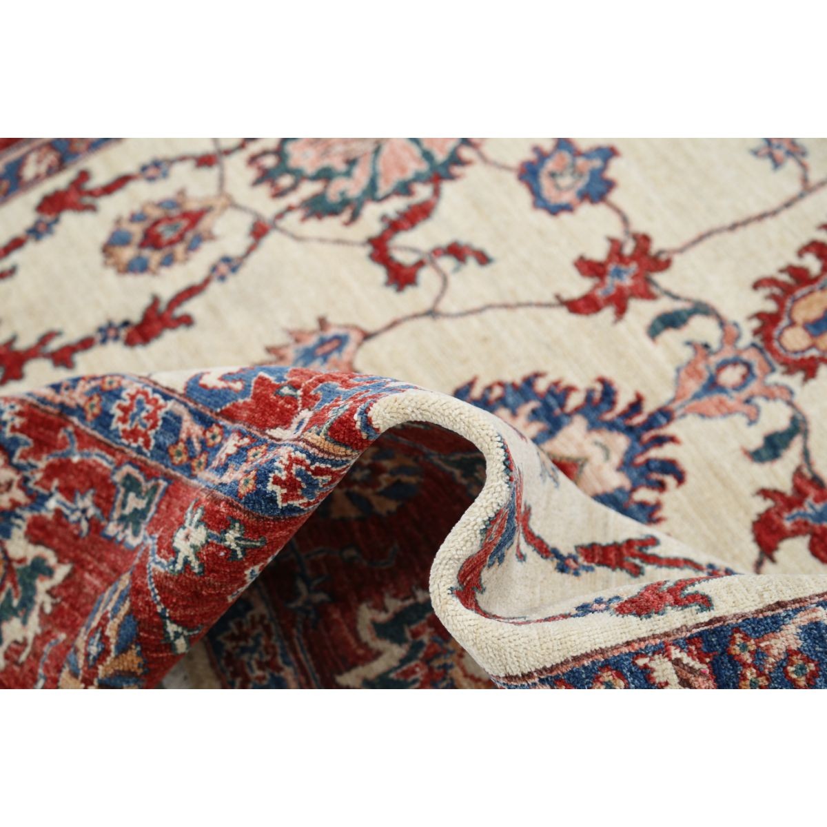 Ziegler 6x9 Handmade Double Knotted Washable Wool Rug - Colorful