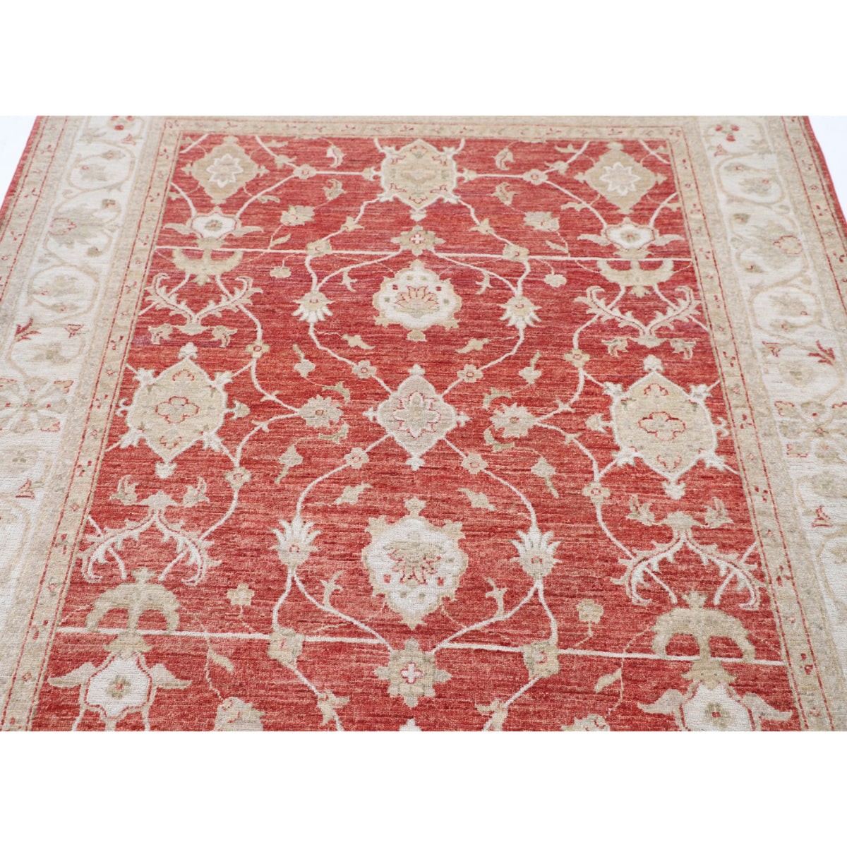 Ziegler 5x7 Handmade Double Knotted Washable Wool Rug - Colorful