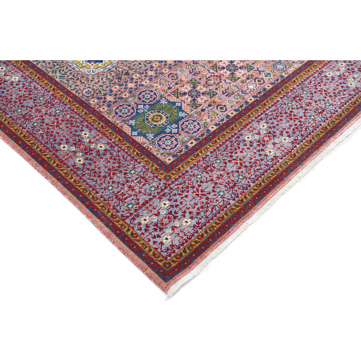 Gulshan 8x12 Machine-Made Washable Wool Rug - Colorful