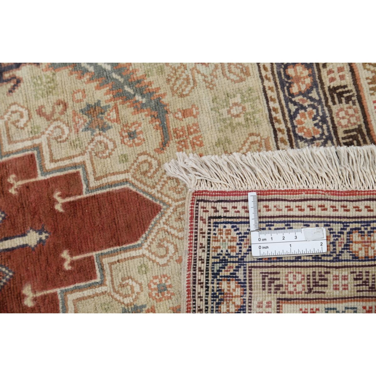 Kayseri 3x4 Handmade Double Knotted Washable Silk Rug - Colorful
