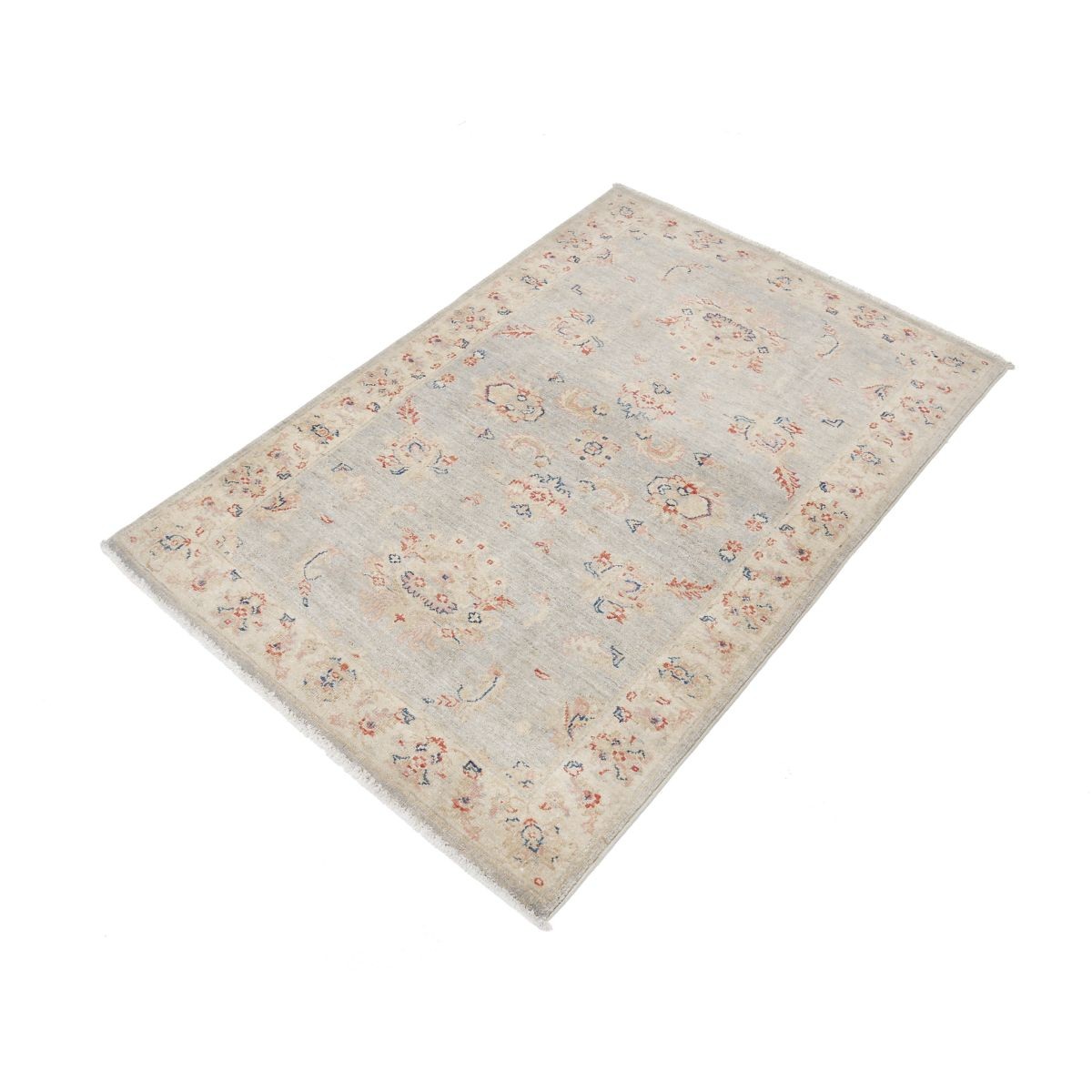 Ziegler 3x4 Handmade Double Knotted Washable Wool Rug - Colorful