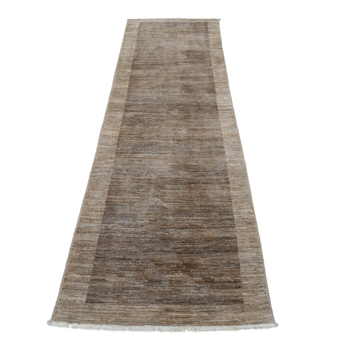 Modcar 3x10 Handmade Double Knotted Washable Wool Runner - Colorful