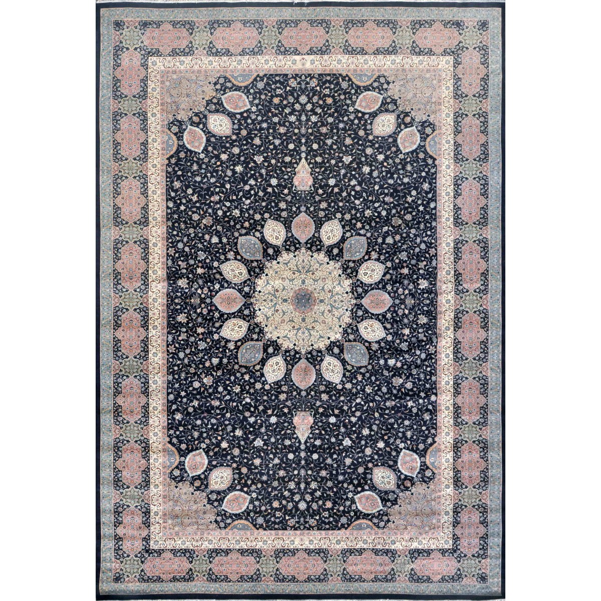 Heritage 22x32 Handmade Double Knotted Washable Wool Rug - Colorful
