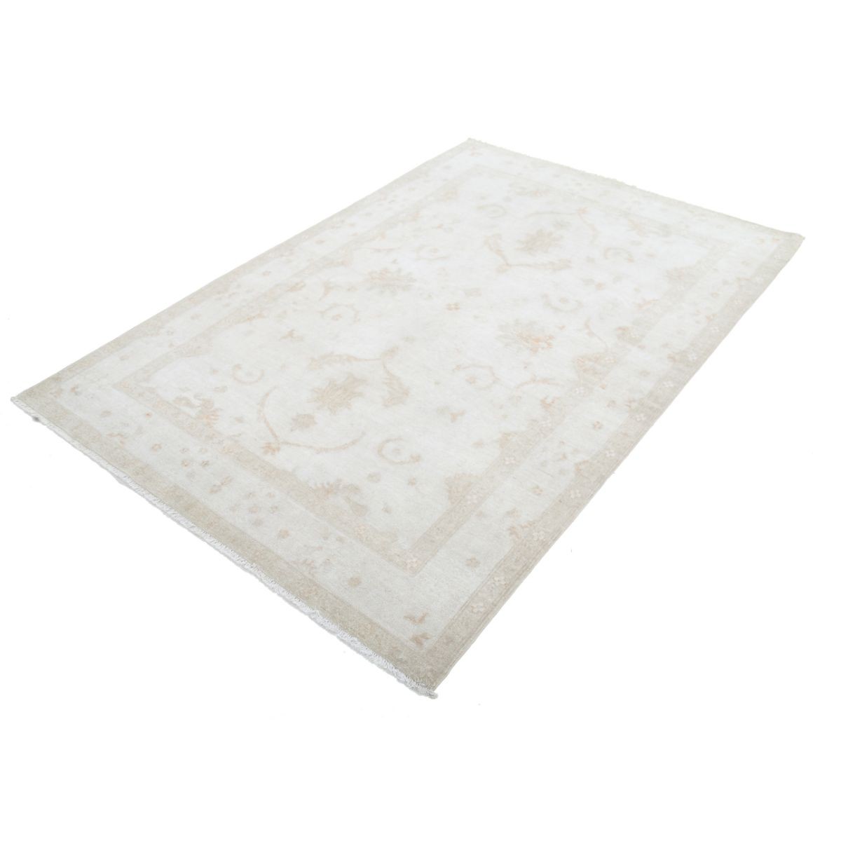 Serenity 5x7 Handmade Double Knotted Washable Wool Rug - Soft Hues