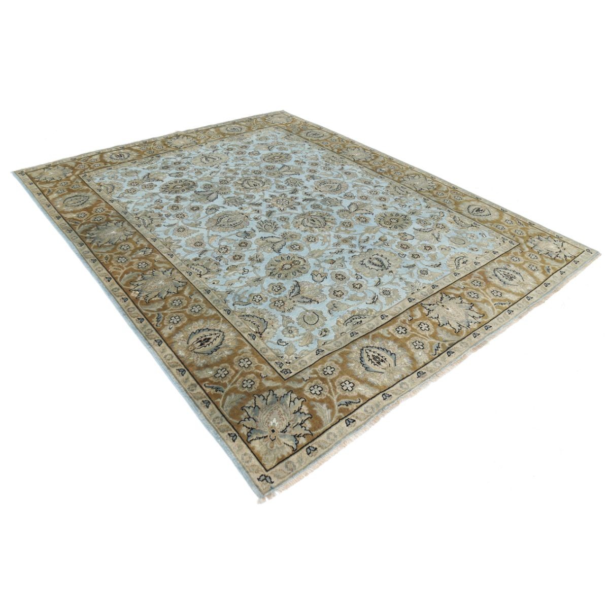 Ziegler 8x10 Handmade Double Knotted Washable Wool Rug - Colorful