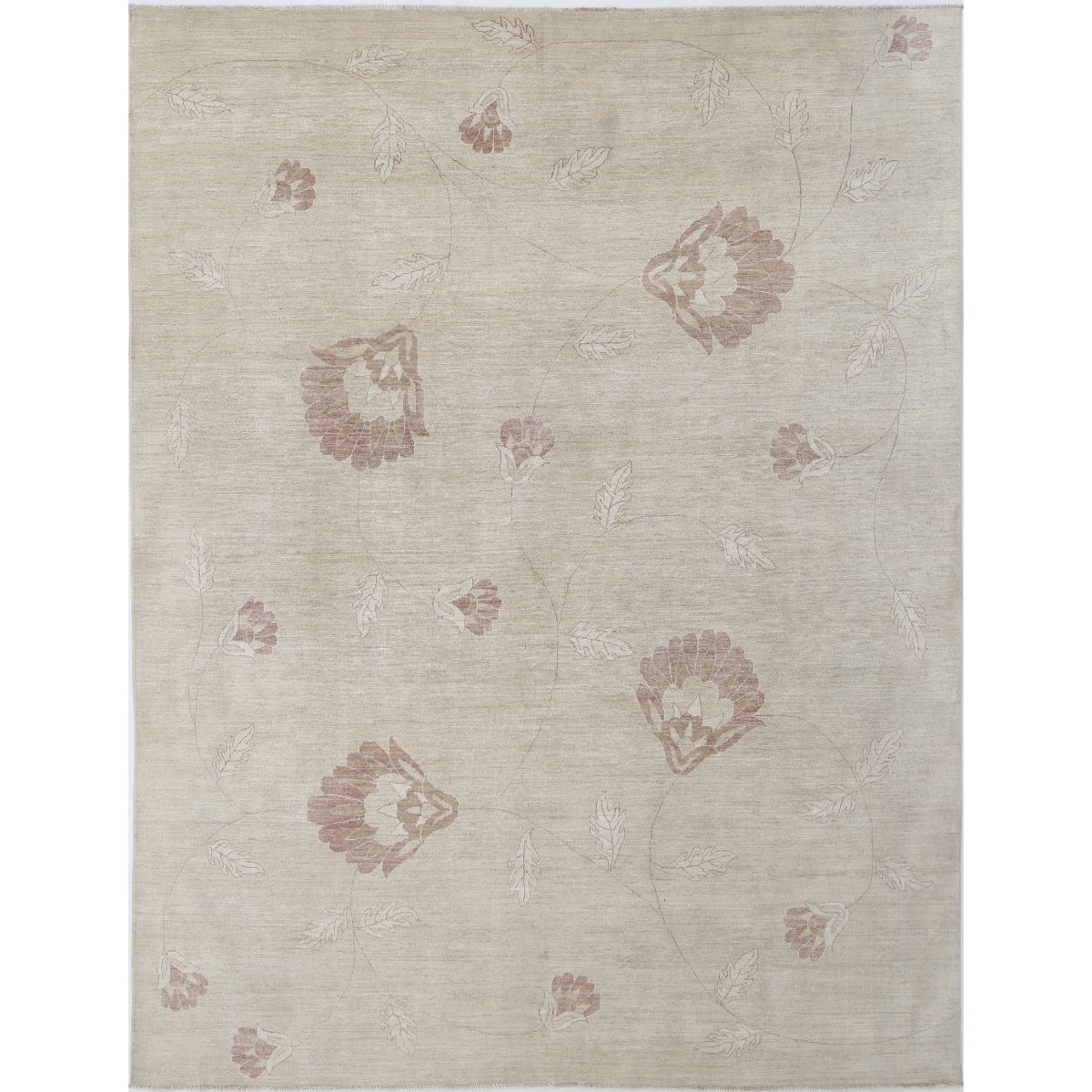 Modcar 9x11 Handmade Double Knotted Washable Wool Rug - Colorful
