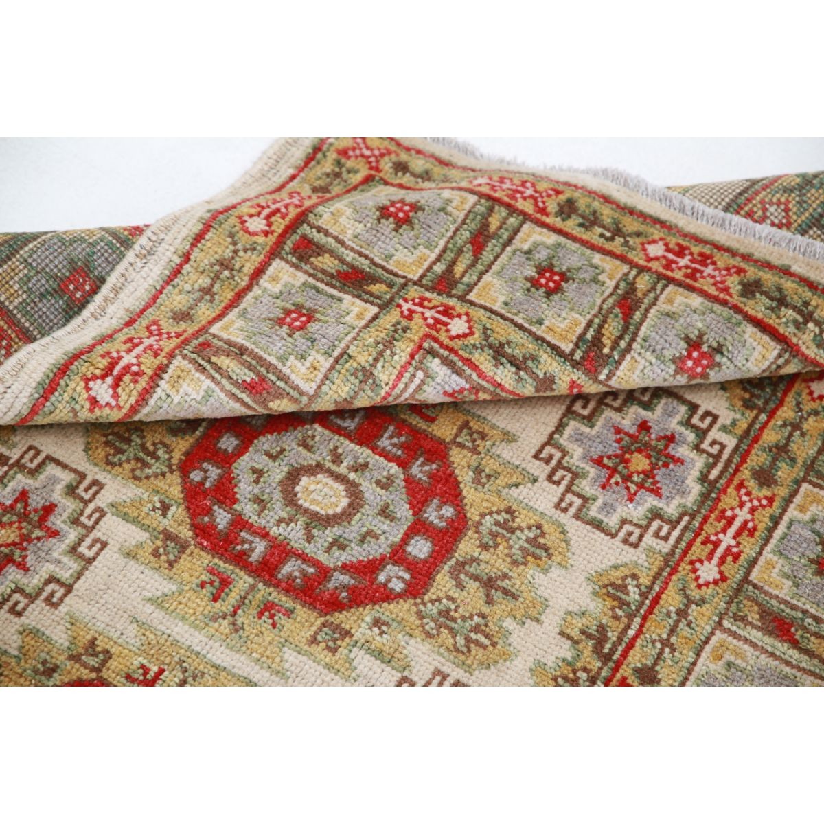 Revival 3x5 Handmade Double Knotted Washable Wool Rug - Colorful