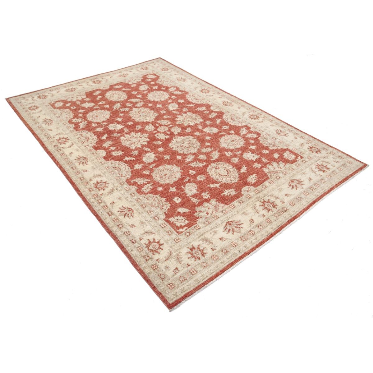 Ziegler 5x8 Handmade Double Knotted Washable Wool Rug - Colorful