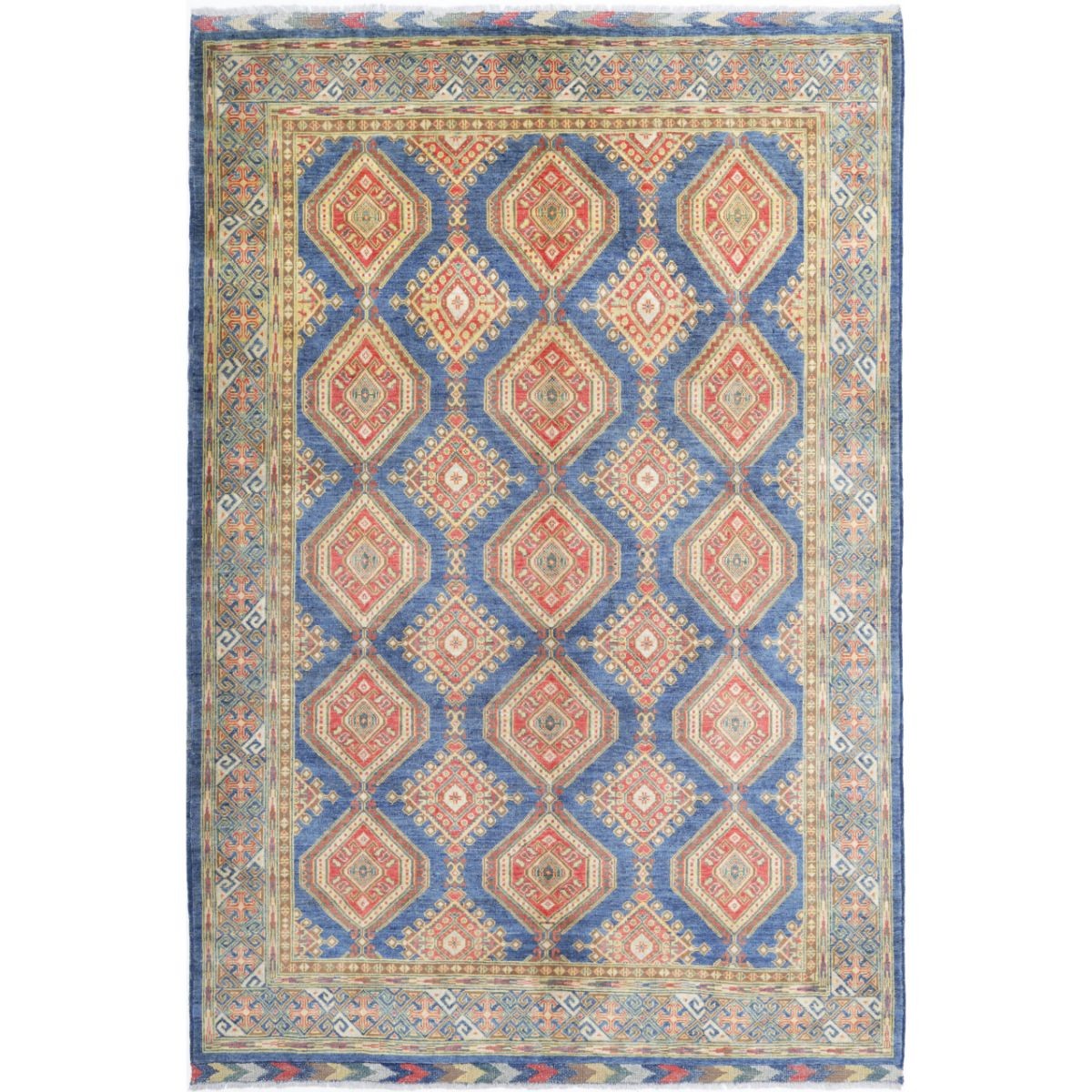Revival 7x10 Handmade Double Knotted Washable Wool Rug - Colorful