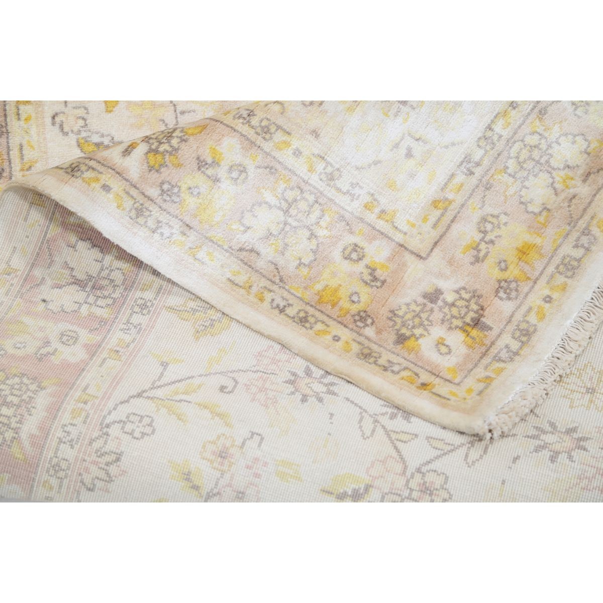 Legacy 3x14 Handmade Double Knotted Washable Art Silk Runner - Soft Hues