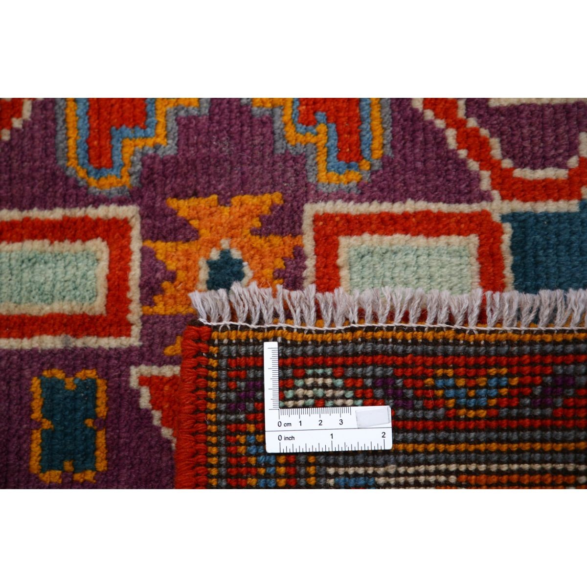 Revival 5x7 Handmade Double Knotted Washable Wool Rug - Colorful