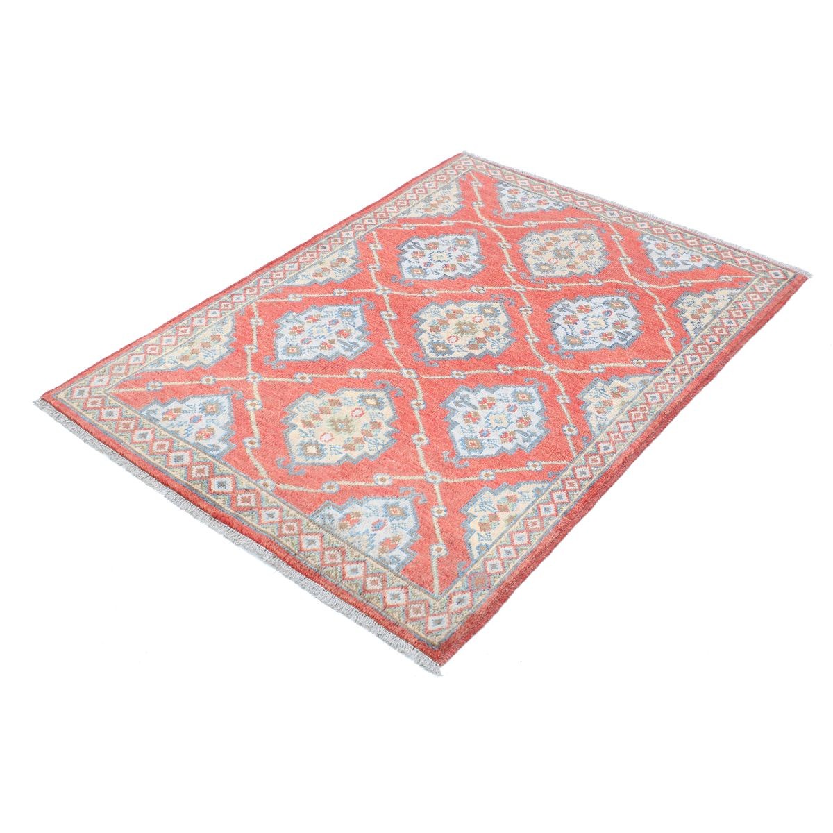 Revival 3x5 Handmade Double Knotted Washable Wool Rug - Colorful