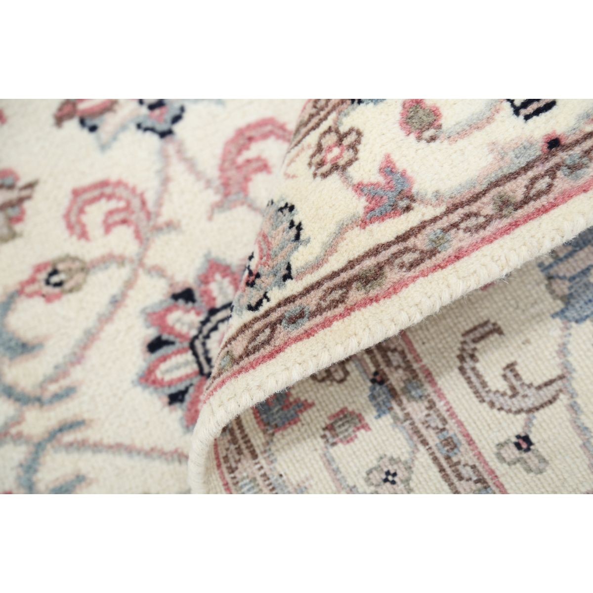 Nain 3x16 Handmade Double Knotted Washable Wool Runner - Colorful