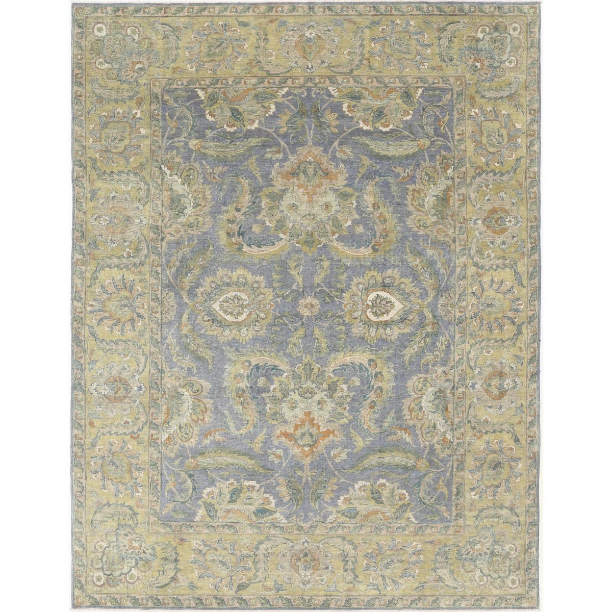 Ziegler 9x12 Handmade Double Knotted Washable Wool Rug - Colorful