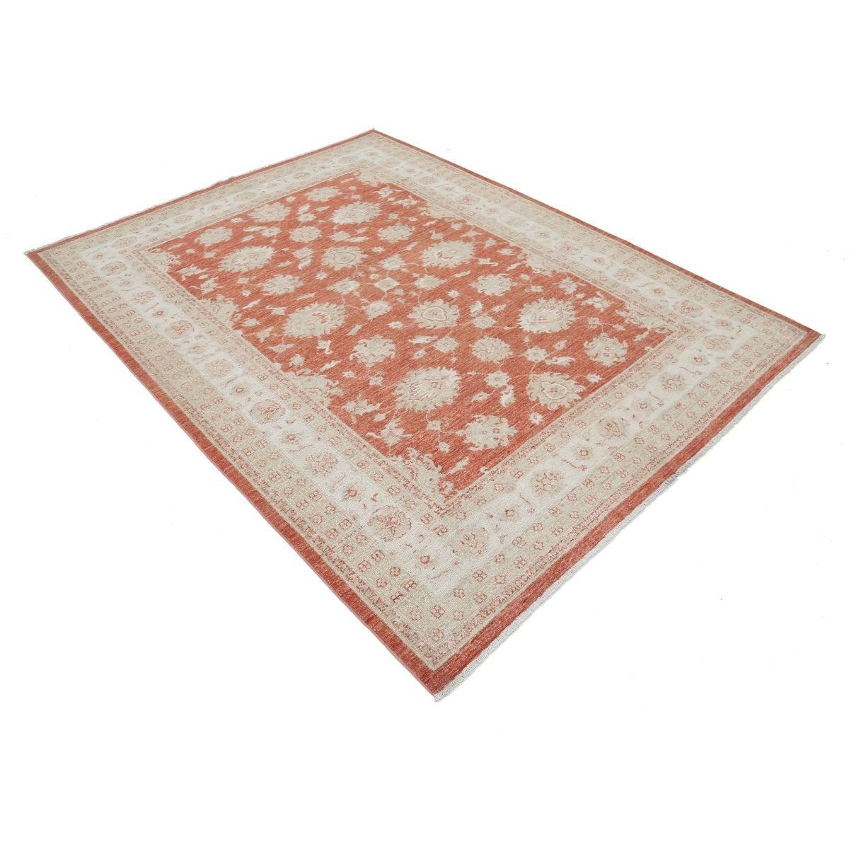 Ziegler 6x8 Handmade Double Knotted Washable Wool Rug - Colorful