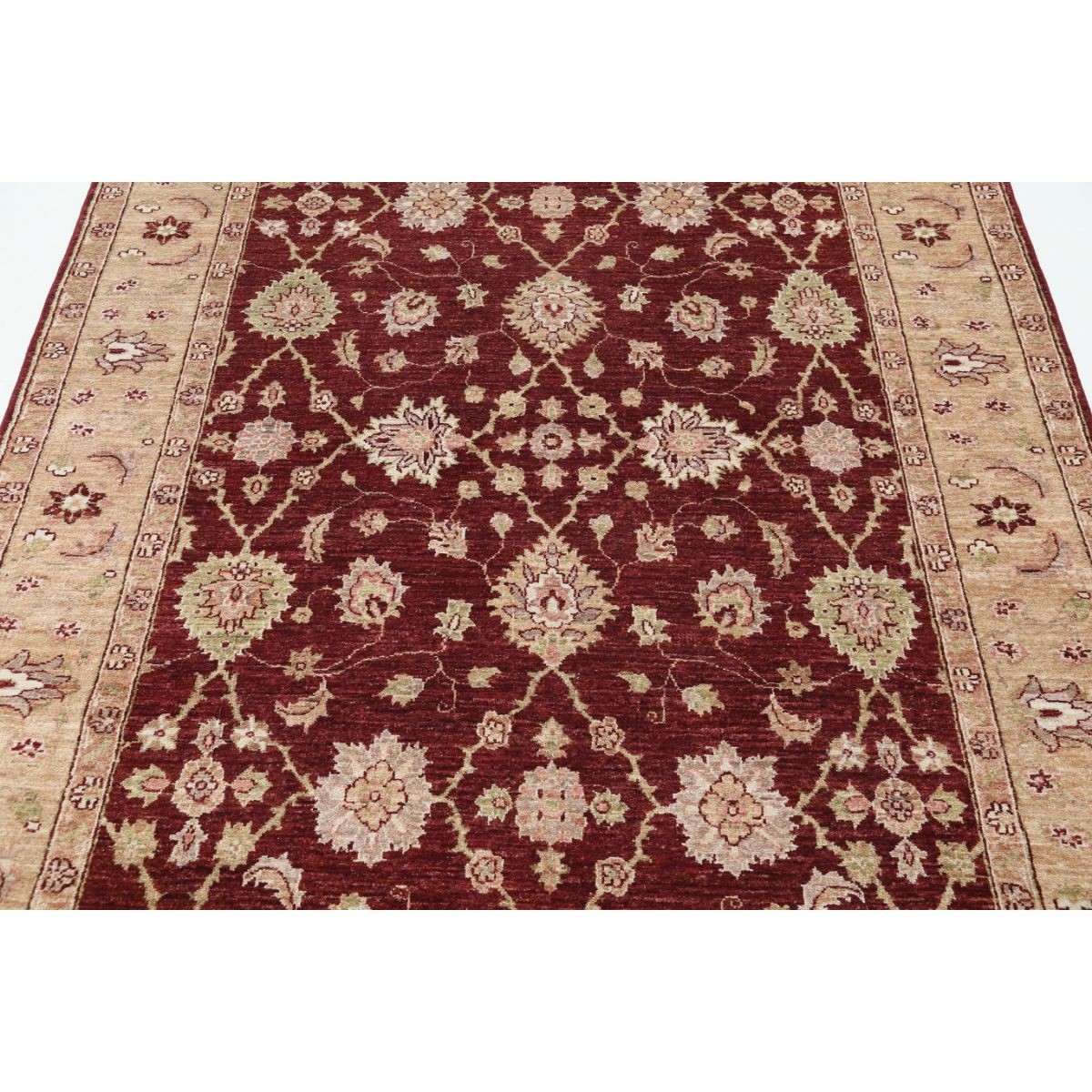 Ziegler 5x8 Handmade Double Knotted Washable Wool Rug - Colorful