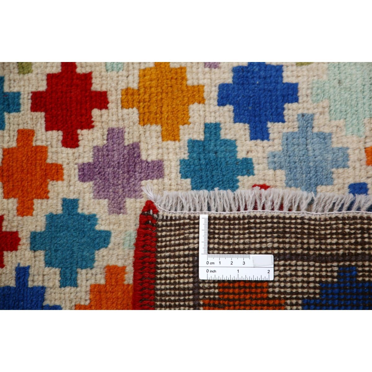Revival 5x7 Handmade Double Knotted Washable Wool Rug - Colorful