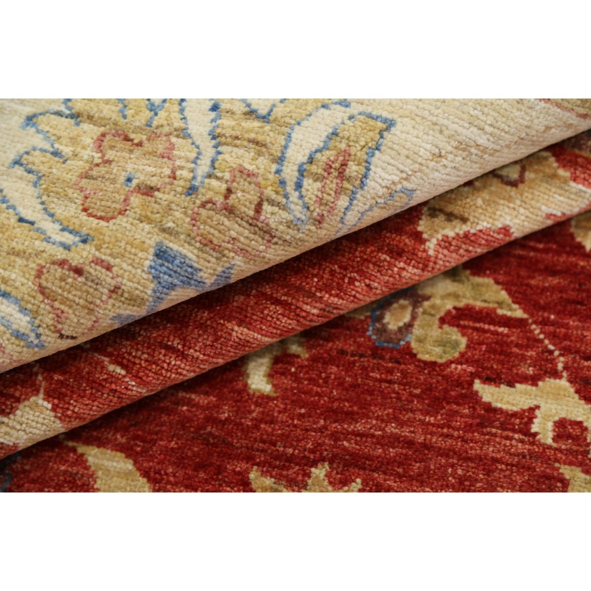 Ziegler 10x14 Handmade Double Knotted Washable Wool Rug - Colorful